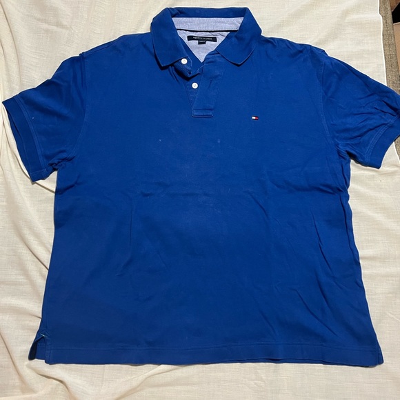Blue Tommy Hilfiger polo - Picture 1 of 1